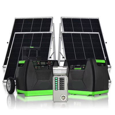 Nature's Generator Platinum 3600W Solar Generator System with 4 Panels