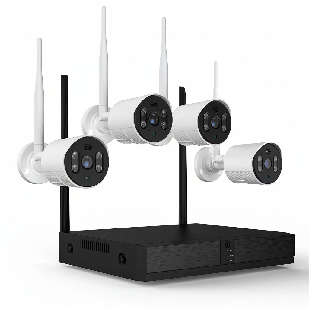 2023 Upgrade Security Camera System Wireless, 8CH 3MP NVR Home Security System