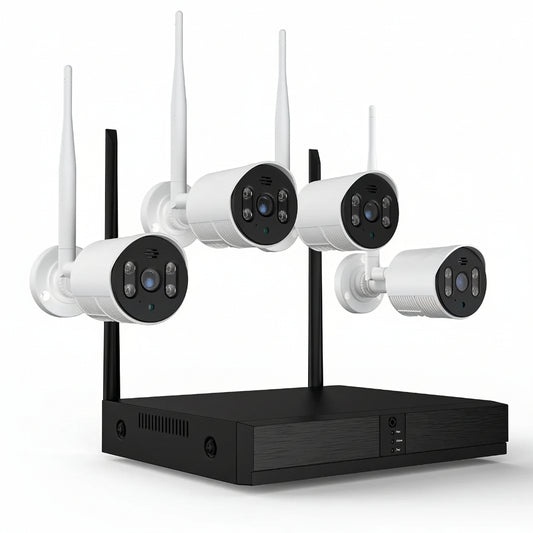 2023 Upgrade Security Camera System Wireless, 8CH 3MP NVR Home Security System