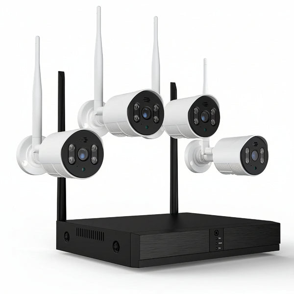 2023 Upgrade Security Camera System Wireless, 8CH 3MP NVR Home Security System
