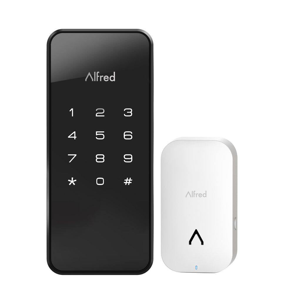DB1S Combo-Smart Deadbolt W/Key + Wifi Bridge V2-Black