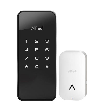 DB1S Combo-Smart Deadbolt W/Key + Wifi Bridge V2-Black