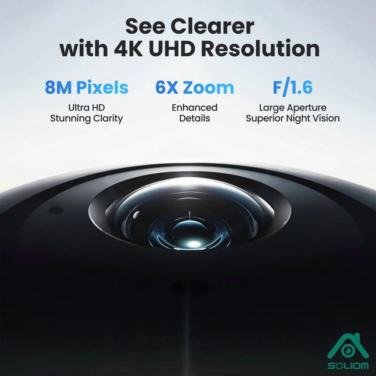 Wireless Outdoor Solar Security Camera 4-Cam Kit, 360° Auto Tracking with Radar, 5G/2.4G Wifi, 4K UHD Day & Night, No Fee, Home Security