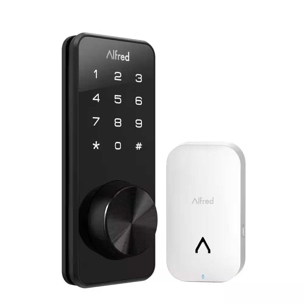 DB1S Combo-Smart Deadbolt W/Key + Wifi Bridge V2-Black