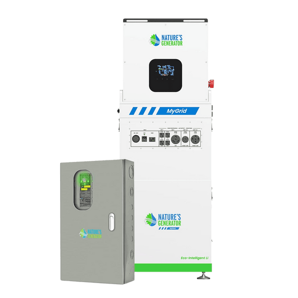 MyGrid 10K with Transfer Switch for House Battery Backup