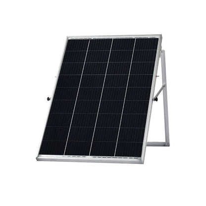ELITE 3600-Watt/5760W Peak Push Button Start Solar Powered Portable Generator W/ Power Pod, Transfer Kit, 4 Solar Panels
