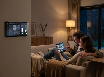 Customer photo of 2026 New 10-Inch Tuya System Smart Home Control Panel Built-In Zigbee Gateway and Alexa Building Intercom Compatible