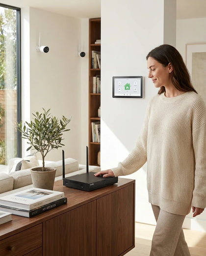 Lifestyle photo for the Home Security Systems collection
