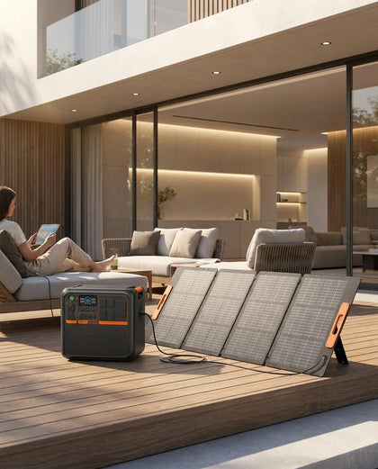 Lifestyle photo for the Solar Generators collection